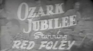 Screen shot of the Ozark Jubilee TV show