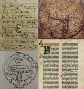 Montage of several Medieval objects