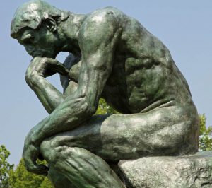 Rodin's sculpture, The Thinker