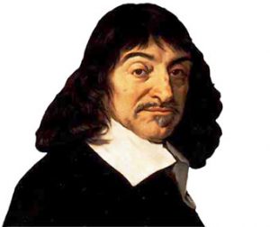Portrait of philosopher and mathematician Rene Descartes