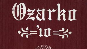 Detail of the cover of the 1910 Ozarko