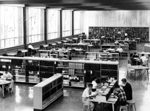 Photo of the old library main reading room