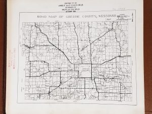 Old map of Greene County