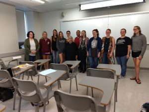 Photo of an MSU English class