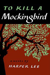Dust cover art of the novel To Kill a Mockingbird