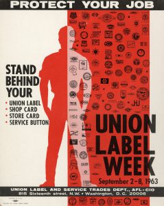 "Union Label Week" poster