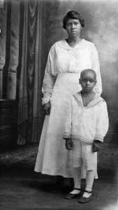 Old photo of two African Americans