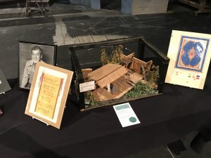 Display Case Celebrating Byrne Blackwood's Life