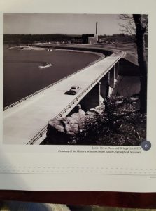 photo of the James River Dam in the 1950s