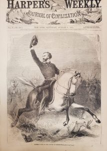 Cover of Harper's Weekly from 1861