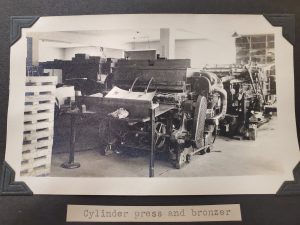 photo of historic printing presses