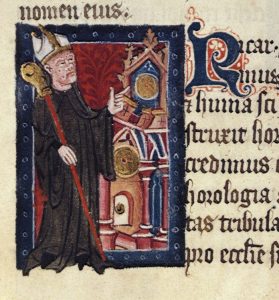 Old manuscript of Abbot Richard Wallingford