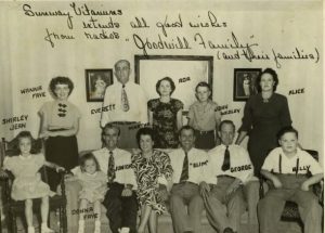 Photo of the Goodwill Family and their families
