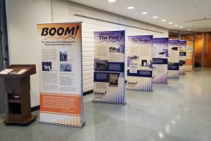 Boom exhibit at MSU Fall 2020