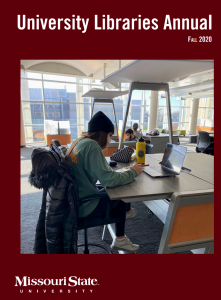 cover of the Fall 2020 annual report of the MSU Libraries