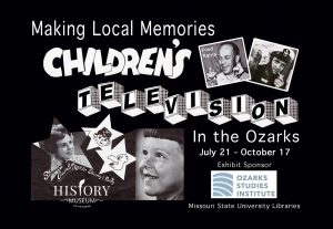 flyer for the Making Local Memories exhibit