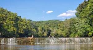 Lindenlure dam on the Finley River