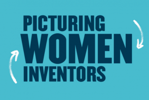 logo of the Picturing Women Inventors exhibit