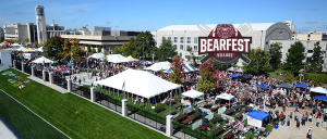 aerial view of BearFest Village