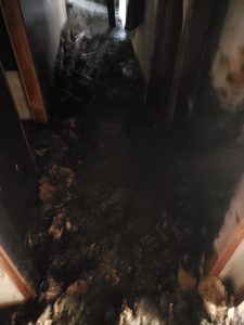 photo of Woodruff fire damaage