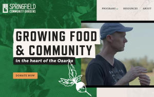 Homepage of Springfield Community Gardens