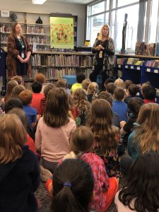 Image of Greenwood Laboratory School students gathering at their Haseltine Library last week for two events that kicked off the summer.