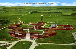 Aerial view of the Medical Center for Federal Prisoners in Springfield MO
