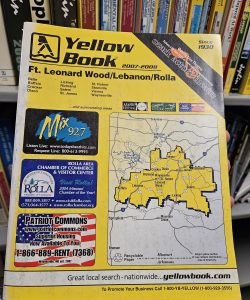 sample yellow pages for Fort Leonard Wood