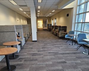 New furniture on Third Level West of Meyer Library