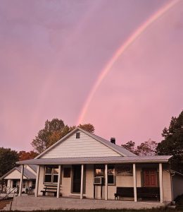 Rainbow over the McClurg General Store